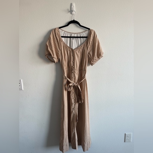 REFORMATION
Roland Dress In Anzo Check - Picture 6 of 11